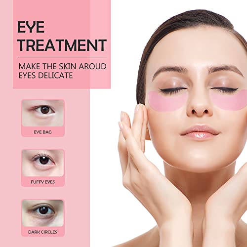 SUPUR NEWLING Eye Mask 60pcs, Collagen Under Eye Patches,Eye Masks for Dark Circles and Puffiness, Undereye Bags, Wrinkles, Moisturize Soothe Tighten Nourishing Eye Mask Skincare for women men - Image 6