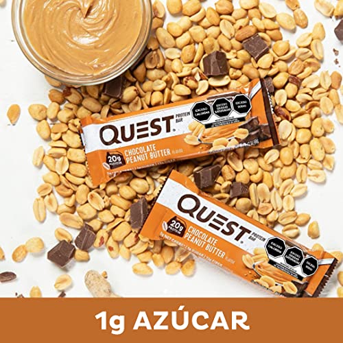 Quest Nutrition Protein Bar, Chocolate Peanut Butter, 2.12 Ounce, 12 Count - Image 5