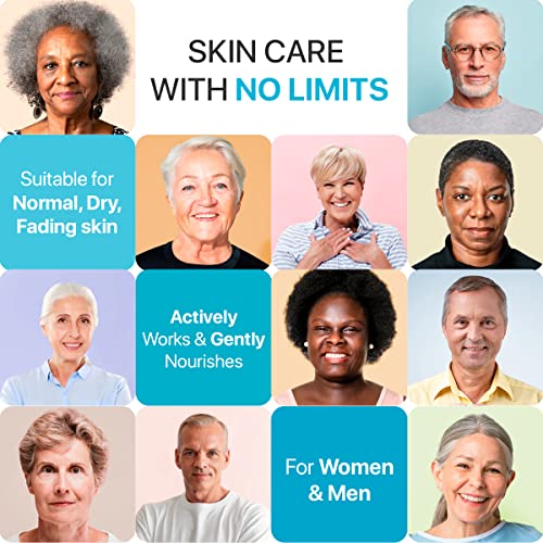 Face Moisturizer Retinol Cream - Day & Night Anti Aging Moisturizing Cream to Reduce Wrinkles - Neck & Décolleté Cream with Collagen & Hyaluronic Acid - Skin Care Facial Moisturizer for Women & Men - Image 8