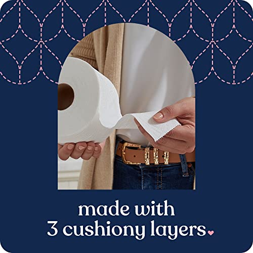 Quilted Northern Ultra Plush Toilet Paper with Sweet Lilac & Vanilla Scented Tube, 24 Mega Rolls = 96 Regular Rolls (Packaging May Vary) - Image 7