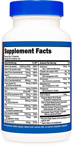 Nutricost Multivitamin for Men 120 Capsules - Vitamins and Minerals for The Healthy Man - Image 3