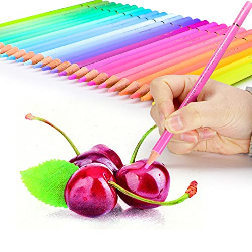 NA Professional coloring pencils for Adult Coloring Books,Macaron 50 Colored Pencils Set,Art pencils for Artists Drawing, Sketching - Image 3