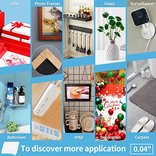 Art3d Double-Sided Tape Heavy Duty (10FT) Mounting Tape, Multipurpose Removable Adhesive Foam Tape, Reusable Transparent Tape for Paste Items, Household - Image 6